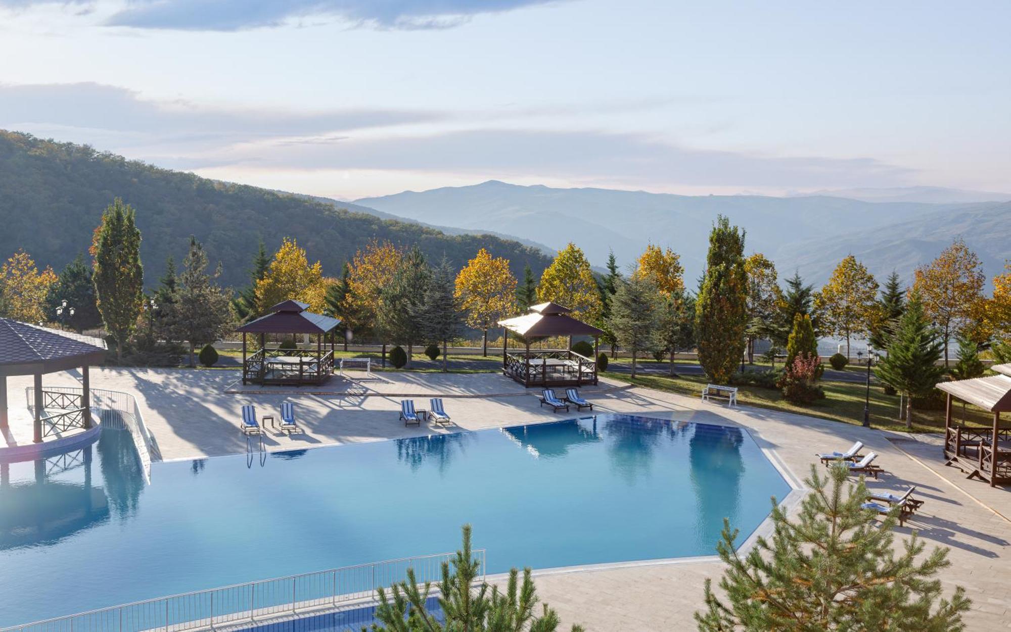 Shamakhi Palace Sharadil Seredil Exterior foto The swimming pool at the hotel