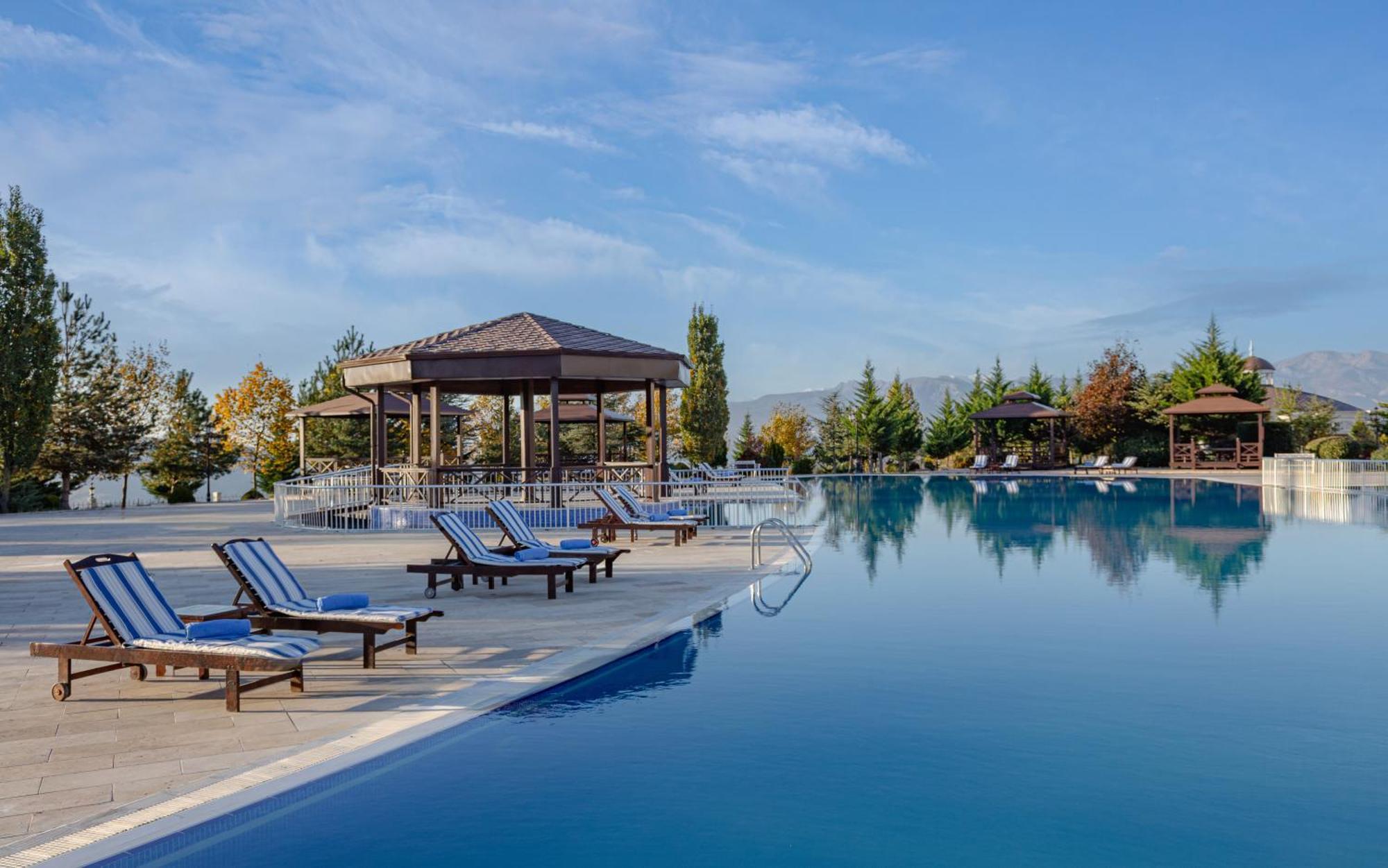Shamakhi Palace Sharadil Seredil Exterior foto The swimming pool at the hotel